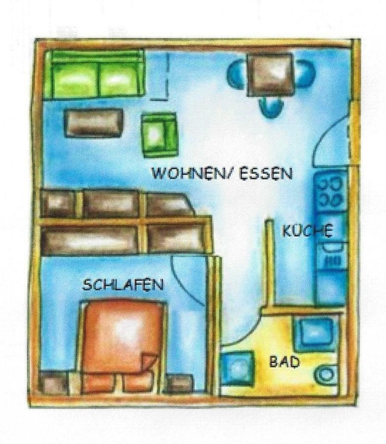Strandnahe Ferienwohnung Ruegen درانسكي المظهر الخارجي الصورة