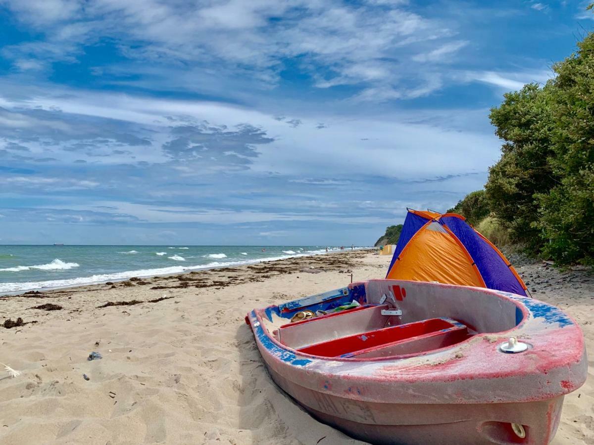 Strandnahe Ferienwohnung Ruegen درانسكي المظهر الخارجي الصورة